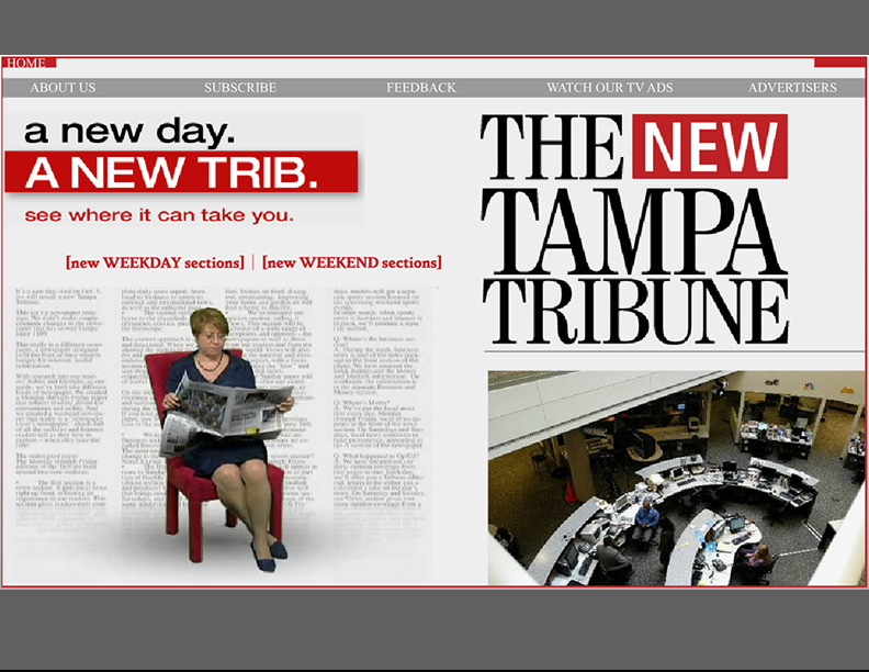 Tampa Tribune Redesign